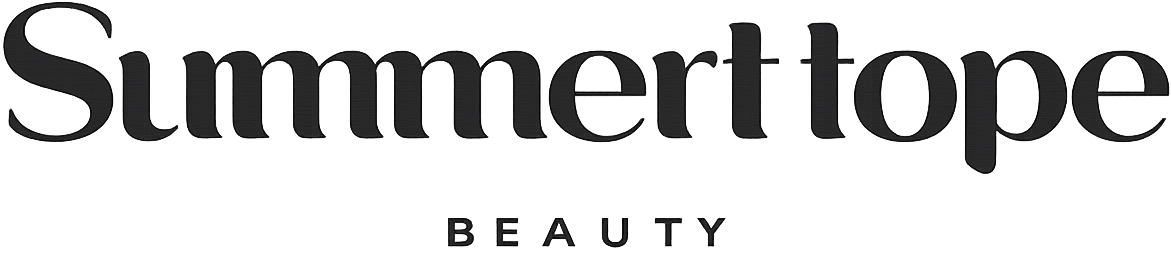 Summerttope beauty brand logo in black serif font.